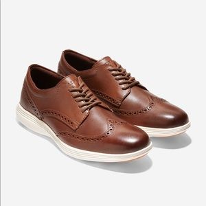 Cole Hann Grand Tour Wingtip Oxford Tan men 7 new